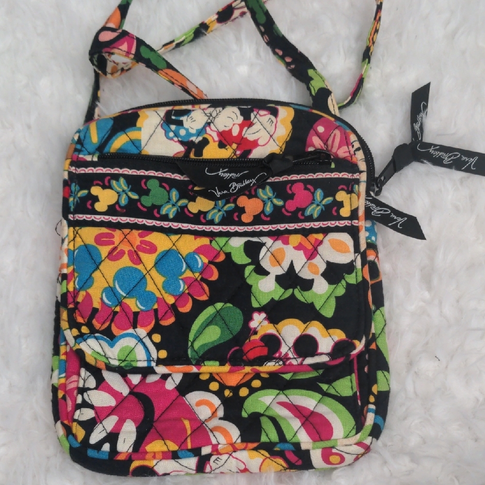 Vera Bradley X Disney Bright Floral Quilted Crossbody